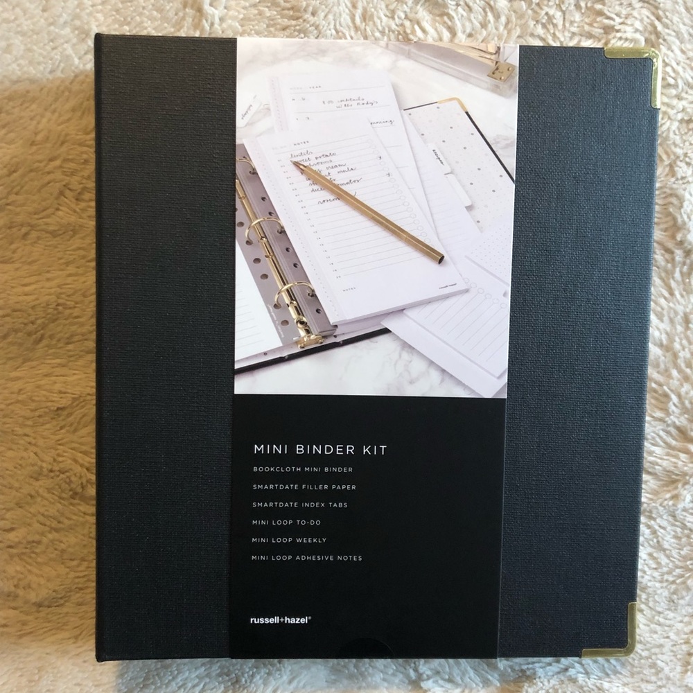 Russell+Hazel Binder Personal Organizer Kit
